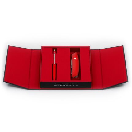 COFFRET ICONIQUE Caran d'Ache & SWIZA Classic Rouge
