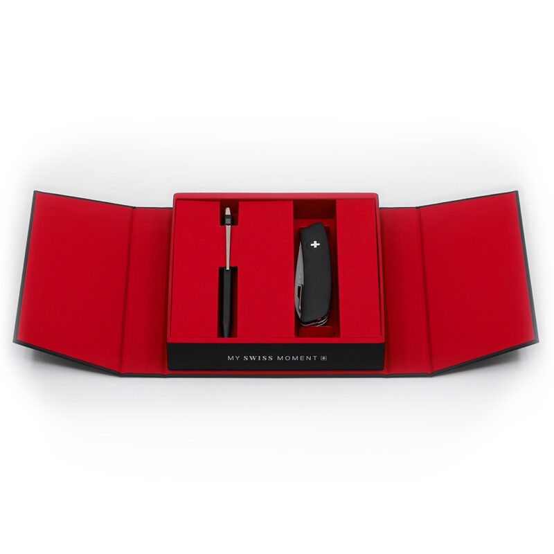 COFFRET ICONIQUE Caran d&rsquo;Ache & SWIZA Classic Noir