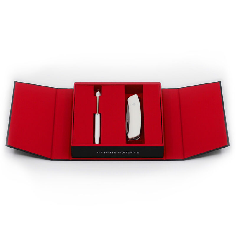 COFFRET ICONIQUE Caran d&rsquo;Ache & SWIZA Classic Blanc